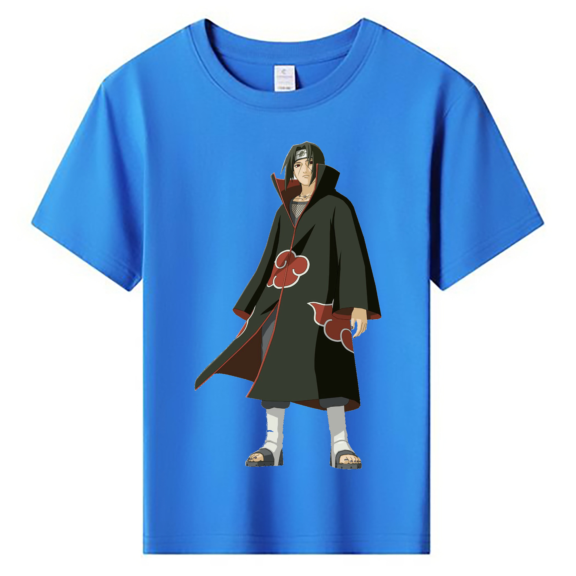 （画像用） NARUTO -ナルト- うちは イタチ Uchiha Itachi 綿100％キッズTシャツ（フロントプリント）